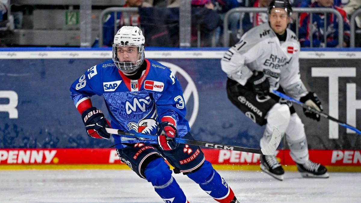 Max Calce, früher Penkin, spielt weiterhin für die Adler Mannheim.